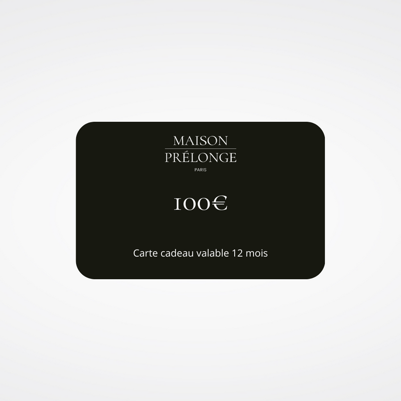 Carte cadeau Maison Prélonge