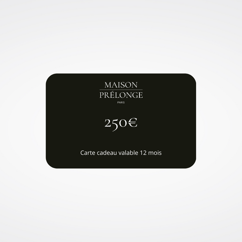 Carte cadeau Maison Prélonge