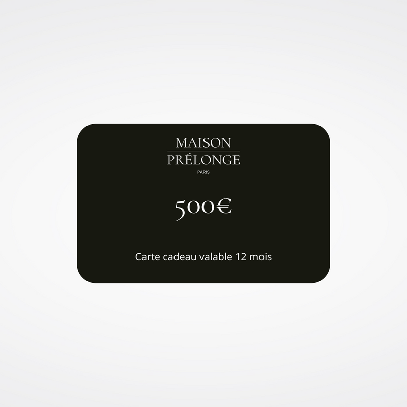 Carte cadeau Maison Prélonge