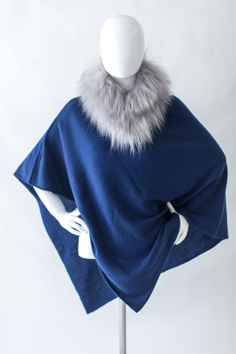 Cashmere & Wool Poncho