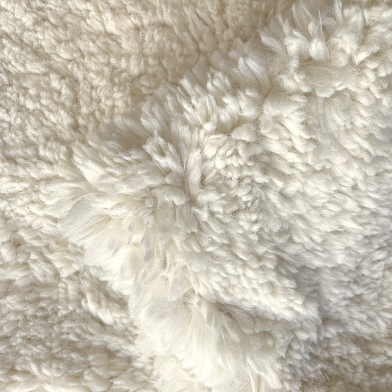 Bouillotte avec housse en fausse fourrure - Mouton Ecru
