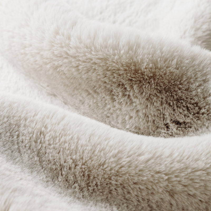 Faux fur bottle cover