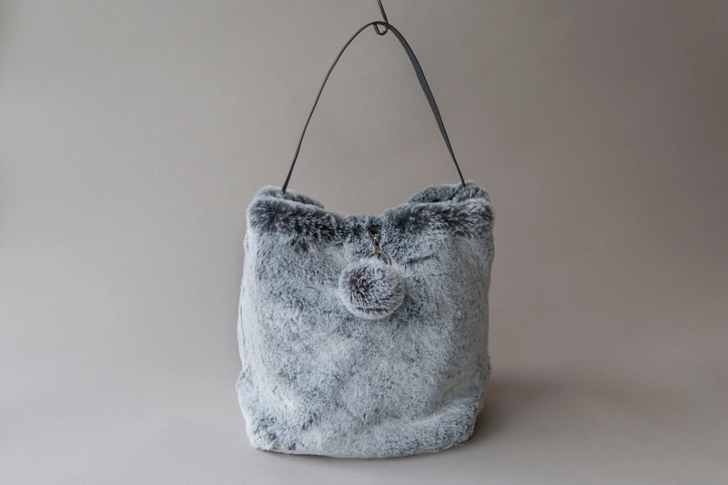Faux fur bag