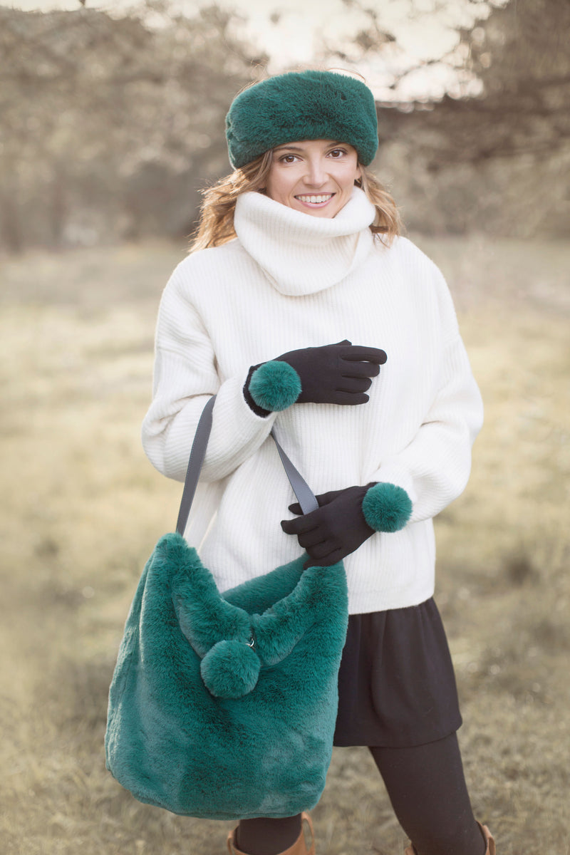 Chapeau - Toque en fausse fourrure