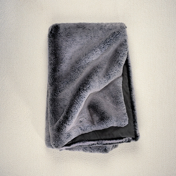 Plaid en fausse fourrure - 140 x 255 cm