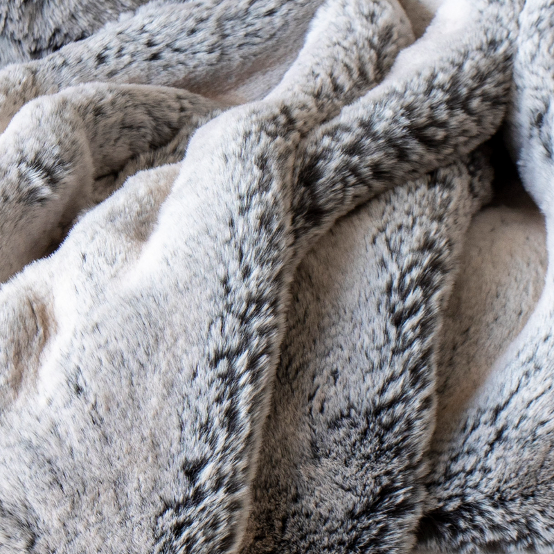 Coussin de voyage en fausse fourrure