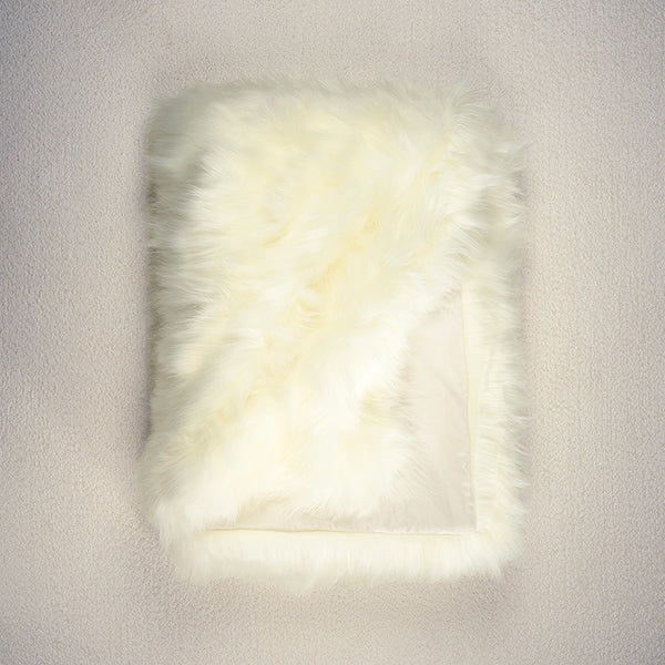 Plaid en fausse fourrure - 140 x 255 cm