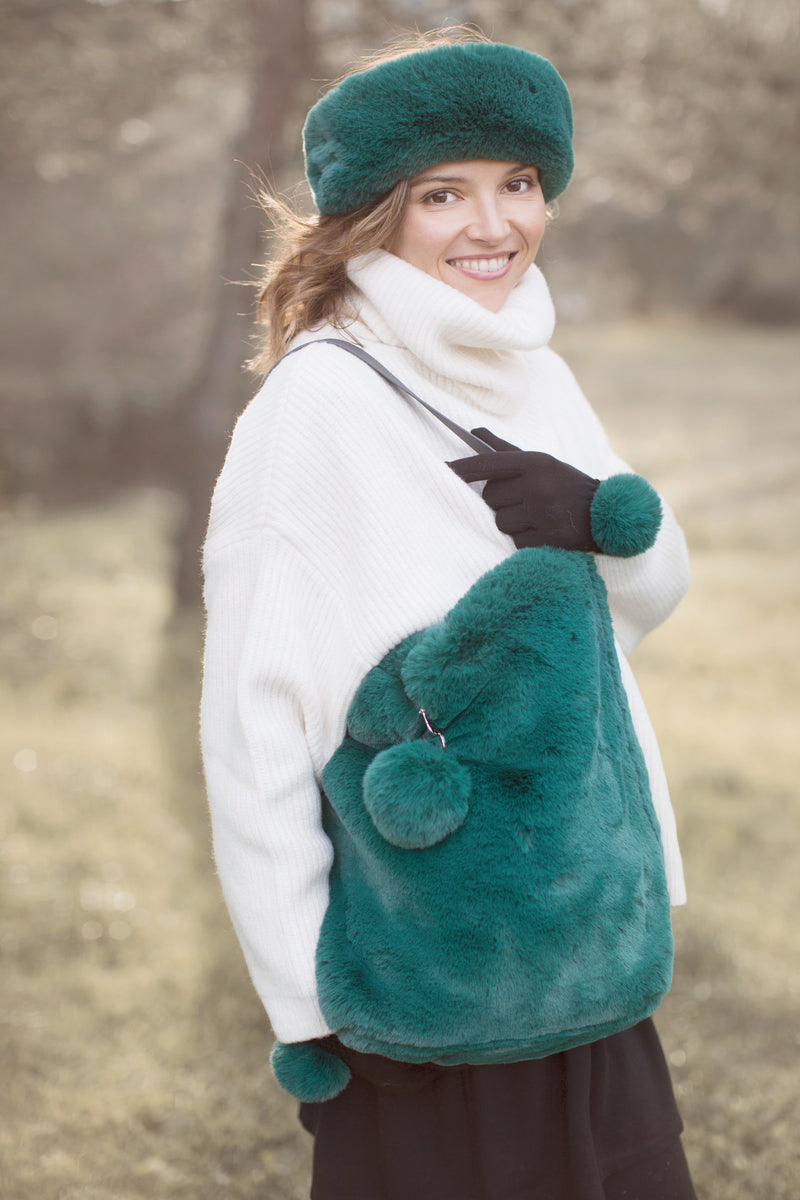 Chapeau - Toque en fausse fourrure