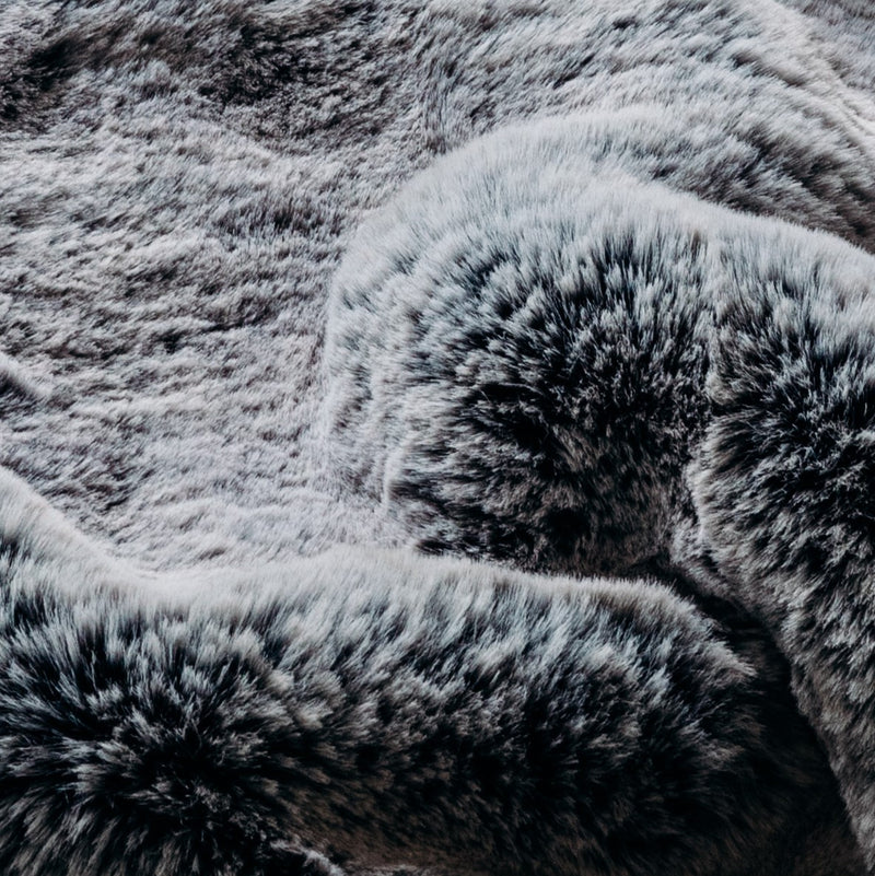 Faux fur bottle cover