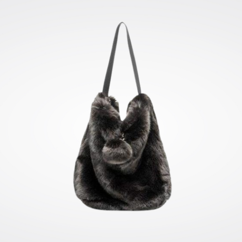 Faux fur bag