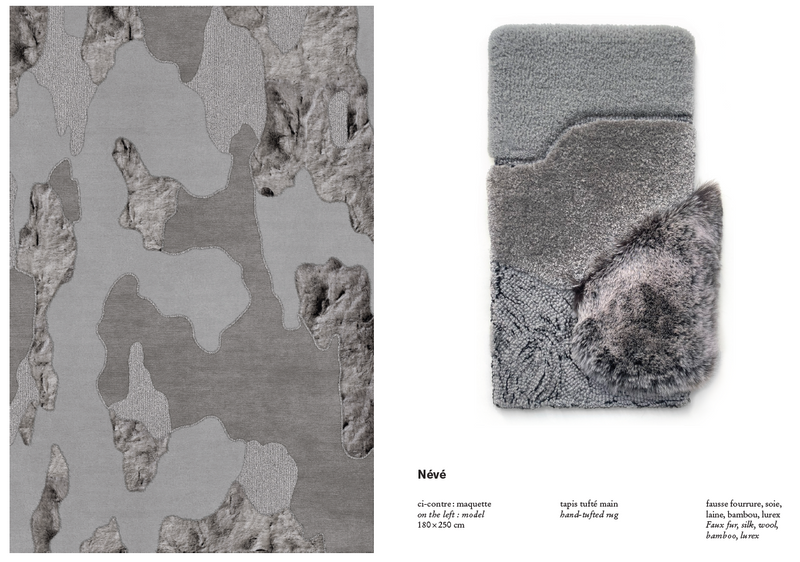 Tapis "Névé" – Collection Strates