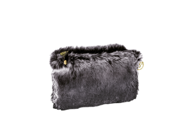 Pochette en fausse fourrure