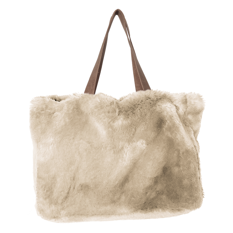 Faux fur bag