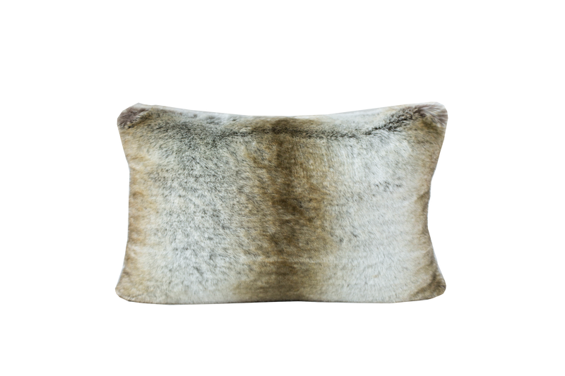 Housse de coussin en fausse fourrure - différentes tailles
