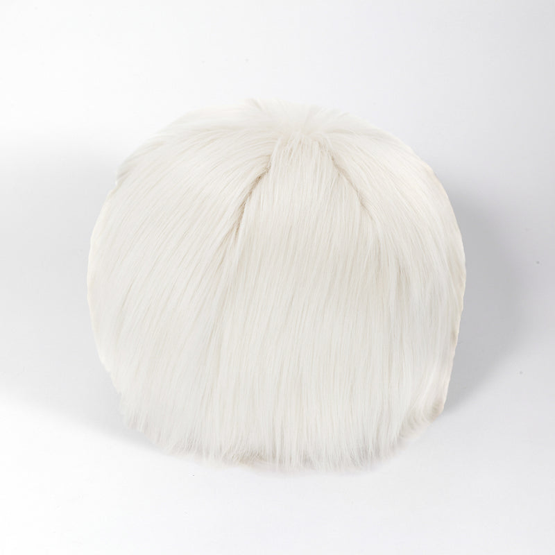 Coussin rond Snowball en fausse fourrure couleur himalaya ivoire Maison Prélonge
