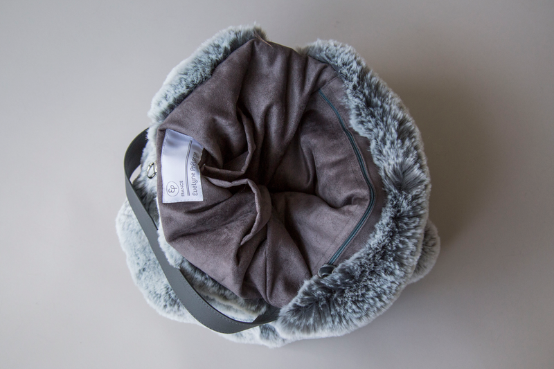 Faux fur bag
