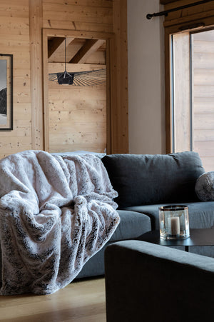Lookbook produits et gamme de couleurs en fausse fourrure