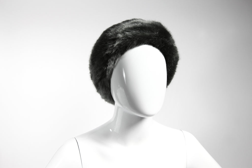 Petit col / Bandeau en fausse fourrure