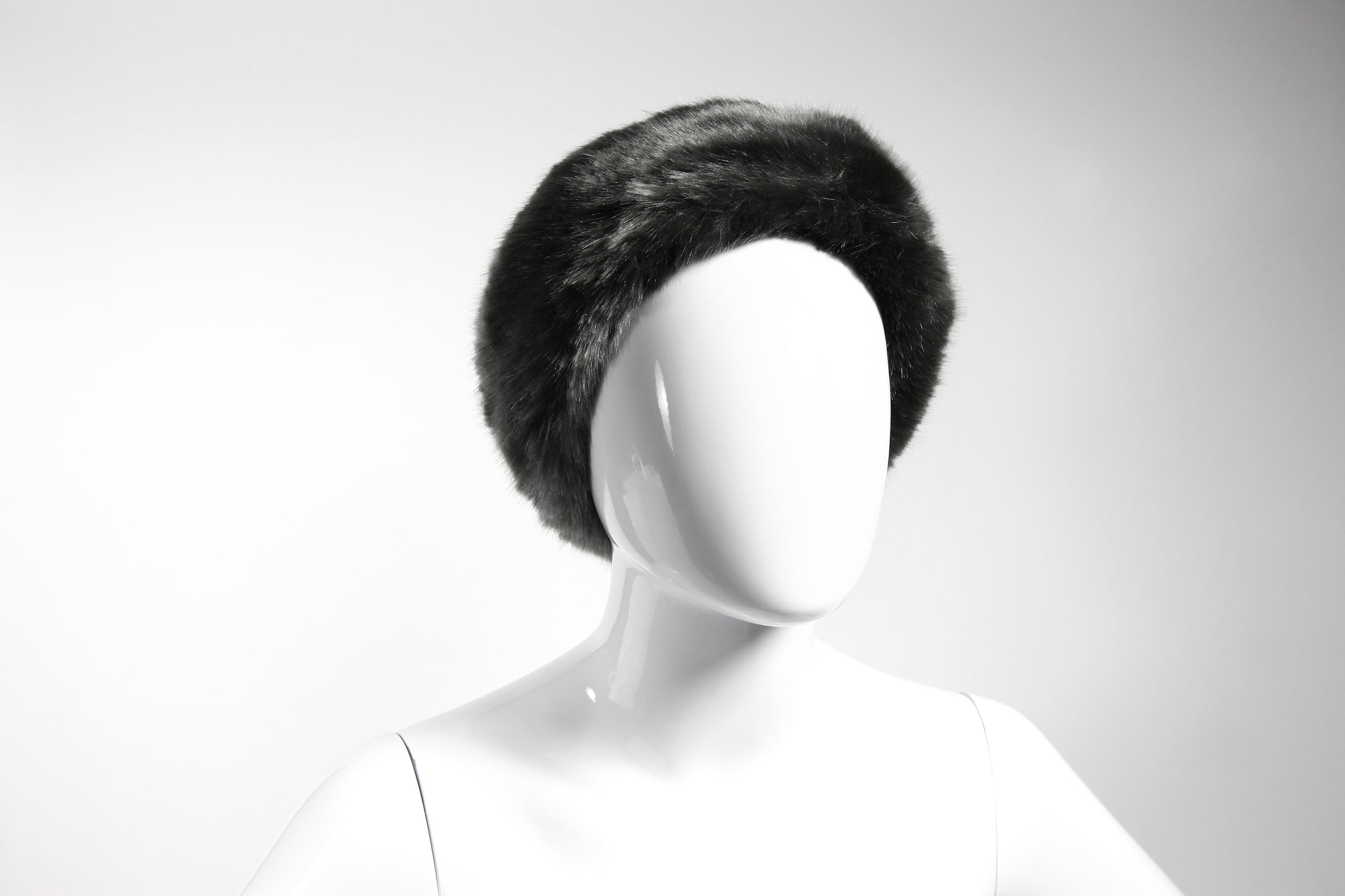 Petit col / Bandeau en fausse fourrure