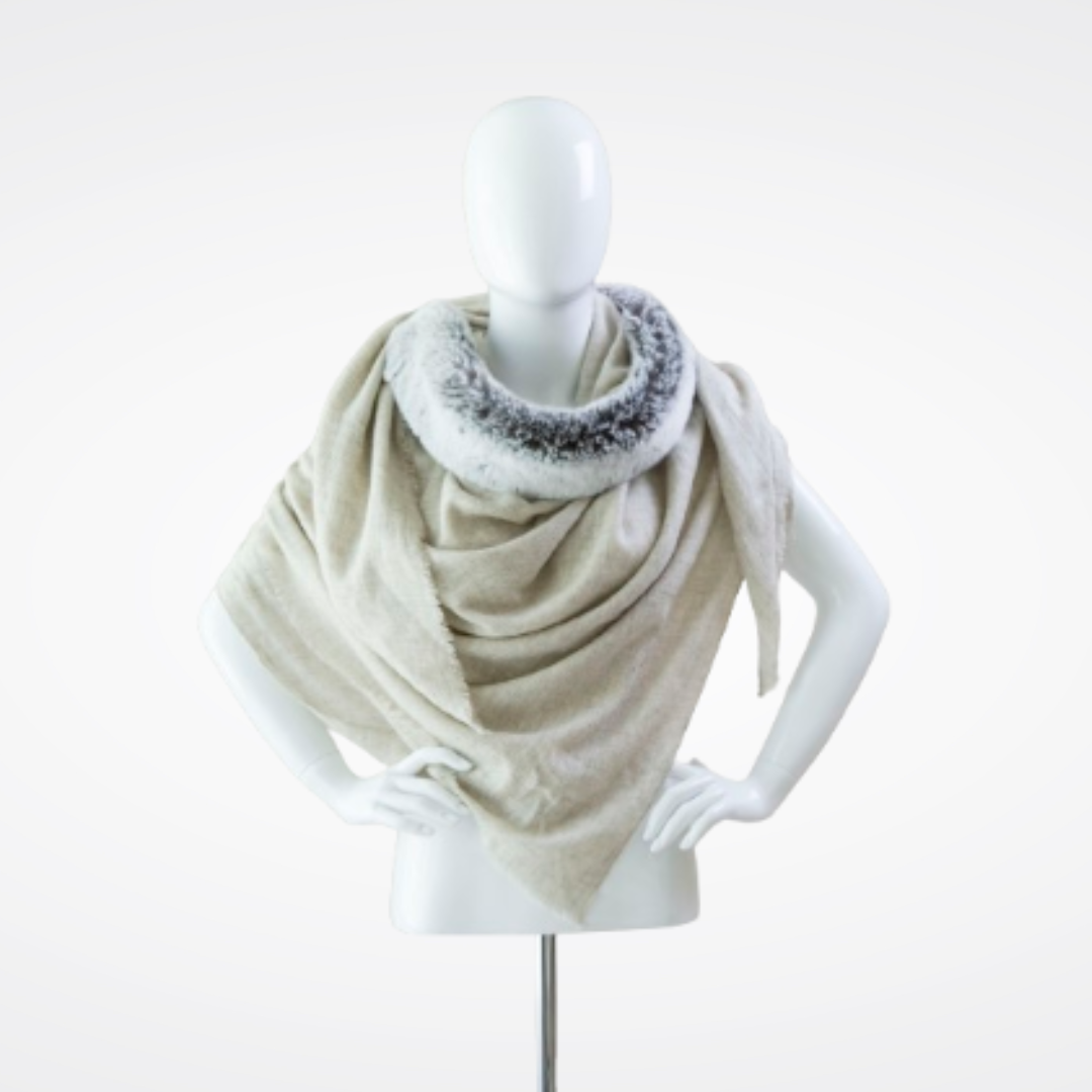 Foulard Étole En Fausse Fourrure Marron - Miss Selfridge - Occasion