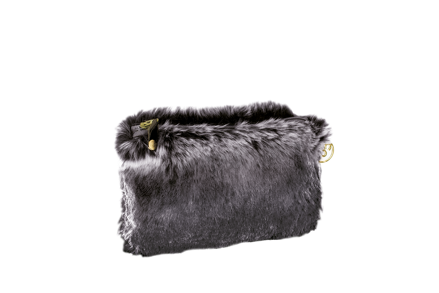 Pochette en fausse fourrure