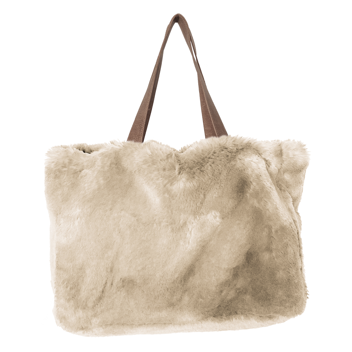 Sac Cabas en fausse fourrure