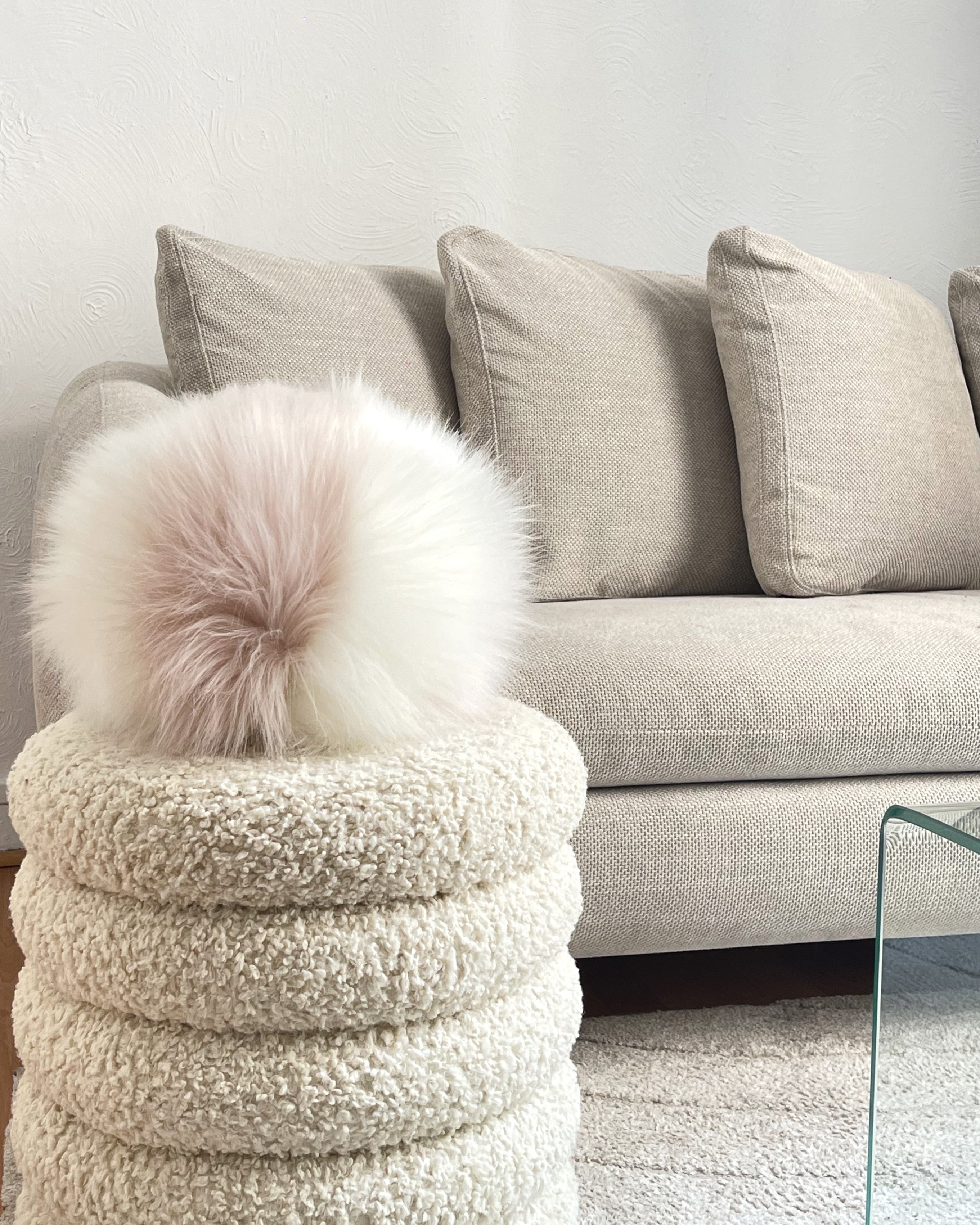 Snowball Two-Tone Faux Fur - Size M and XL