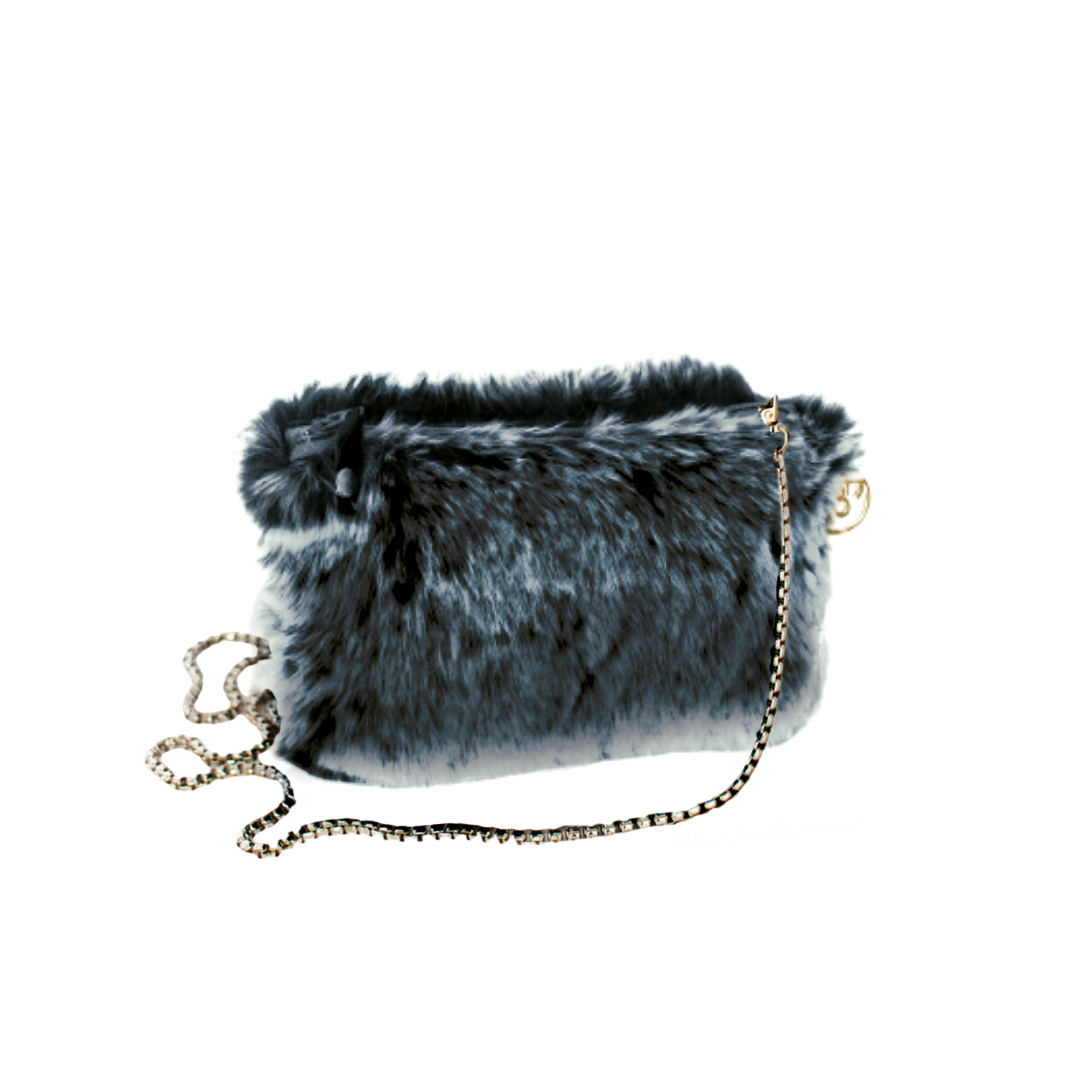 Sac Pochette en fausse fourrure