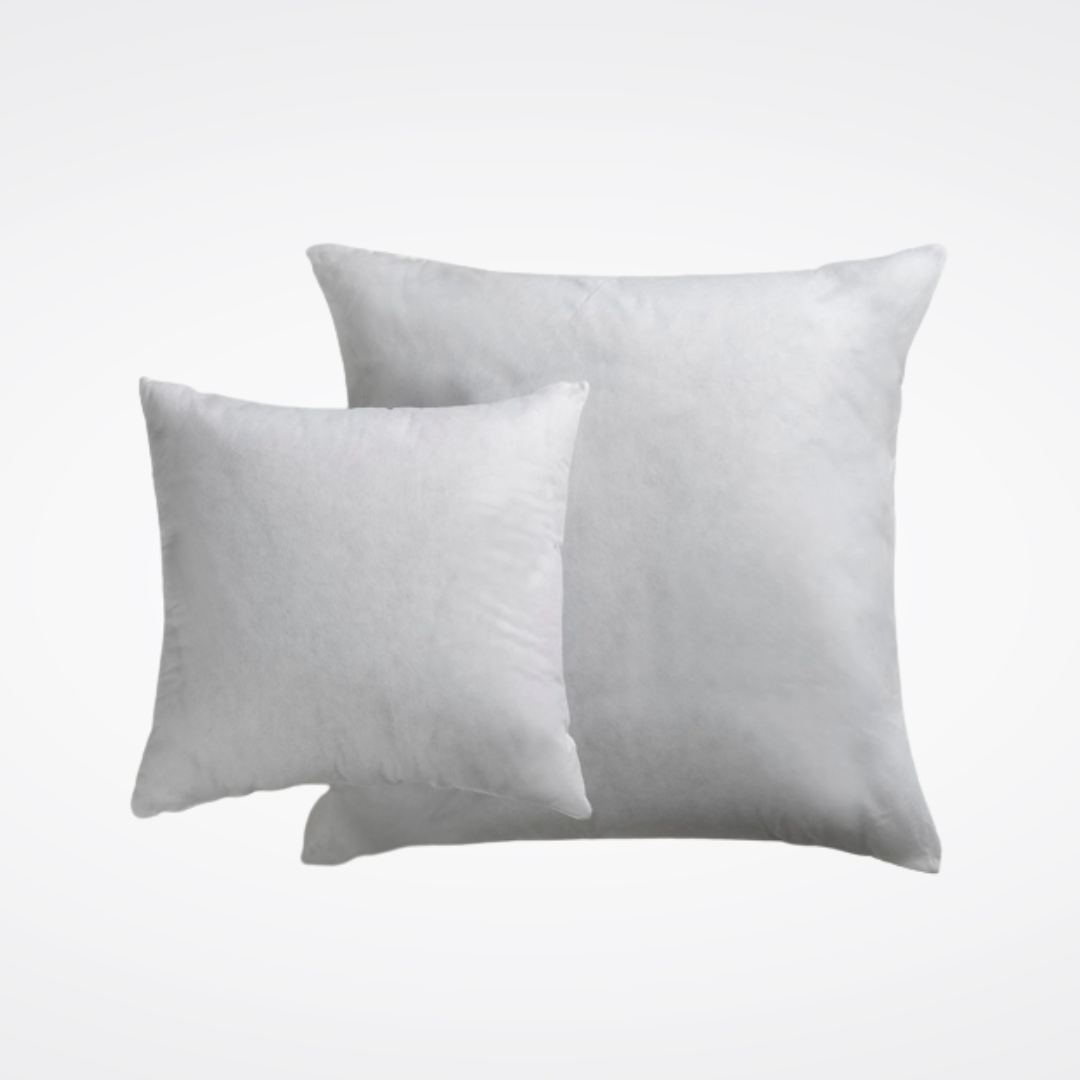 Deux tailles de coussin de garnissage carré Maison Prélonge